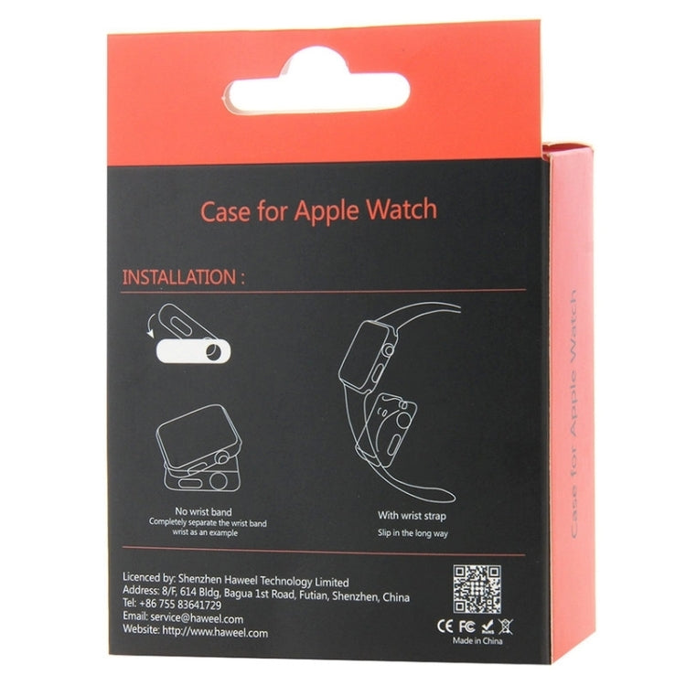 HAWEEL for Apple Watch 42mm Slim Transparent Soft TPU Protective Case