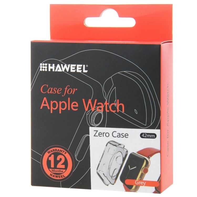 HAWEEL for Apple Watch 42mm Slim Transparent Soft TPU Protective Case