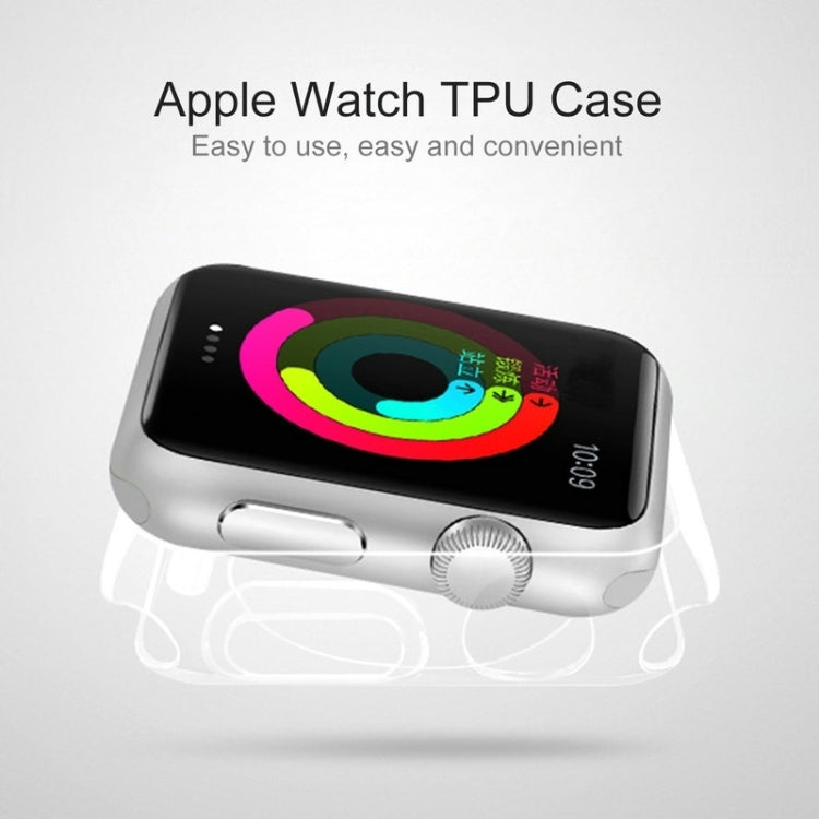 HAWEEL for Apple Watch 42mm Slim Transparent Soft TPU Protective Case