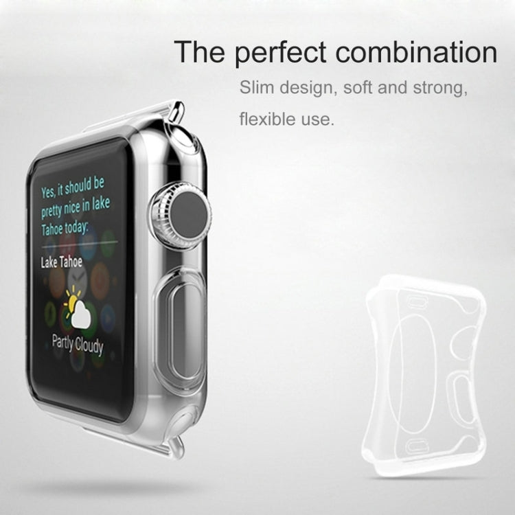 HAWEEL for Apple Watch 42mm Slim Transparent Soft TPU Protective Case