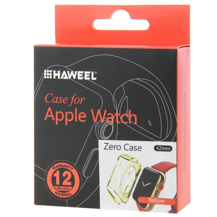 HAWEEL for Apple Watch 42mm Slim Transparent Soft TPU Protective Case