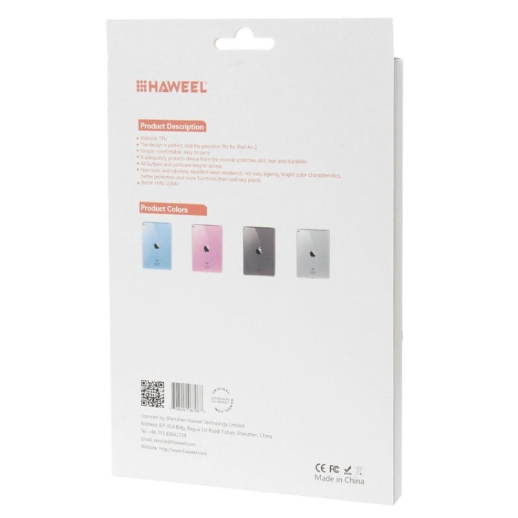 HAWEEL Slim Transparent TPU Protective Case for iPad Air 2