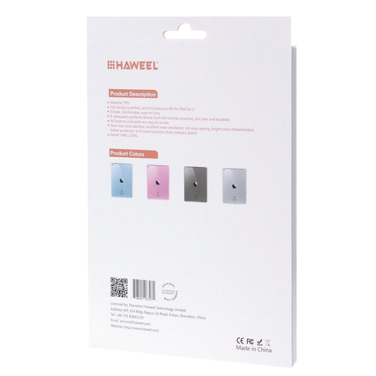 HAWEEL Slim Transparent TPU Protective Case for iPad Air 2