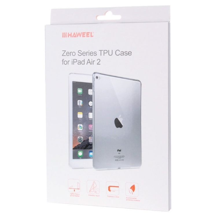 HAWEEL Slim Transparent TPU Protective Case for iPad Air 2