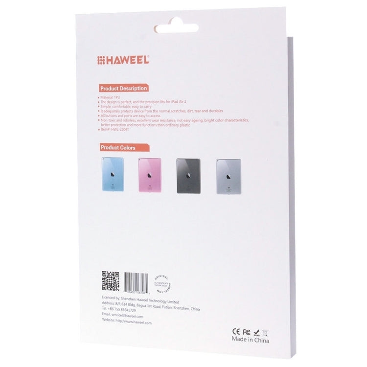 HAWEEL Slim Transparent TPU Protective Case for iPad Air 2