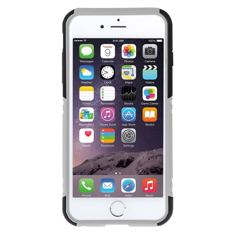 HAWEEL Dual Layer TPU Plastic Combo Case with Kickstand for iPhone 6
