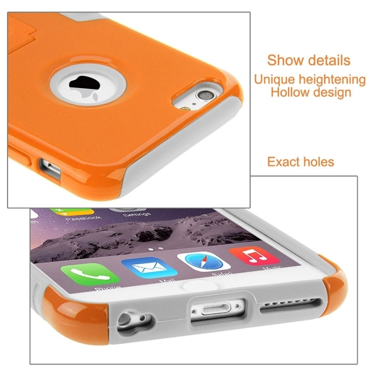 HAWEEL Dual Layer TPU Plastic Combo Case with Kickstand for iPhone 6