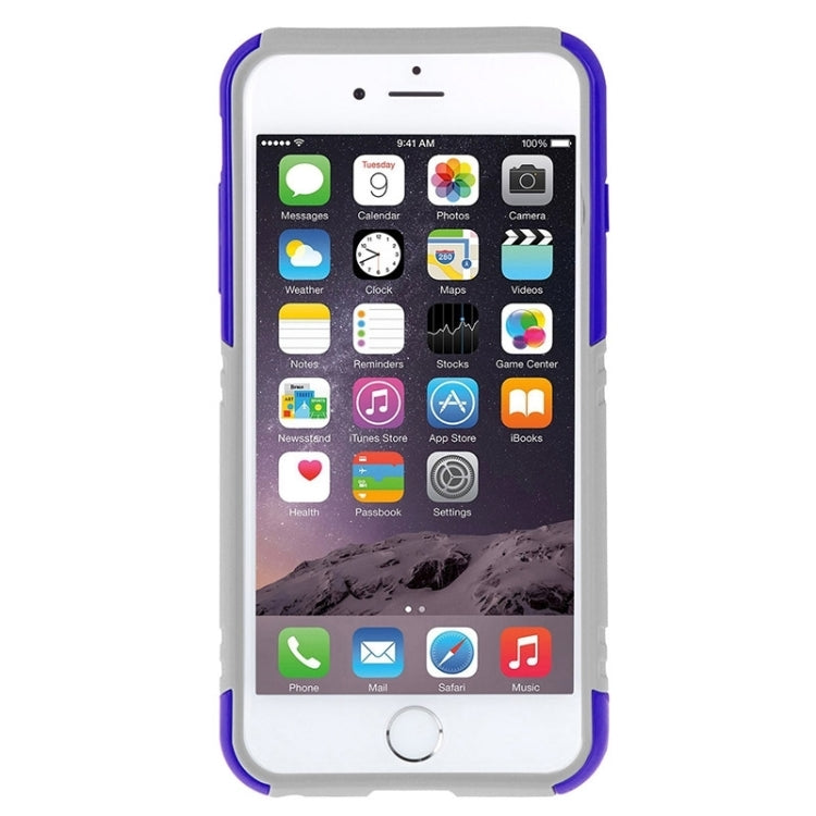 HAWEEL Dual Layer TPU Plastic Combo Case with Kickstand for iPhone 6