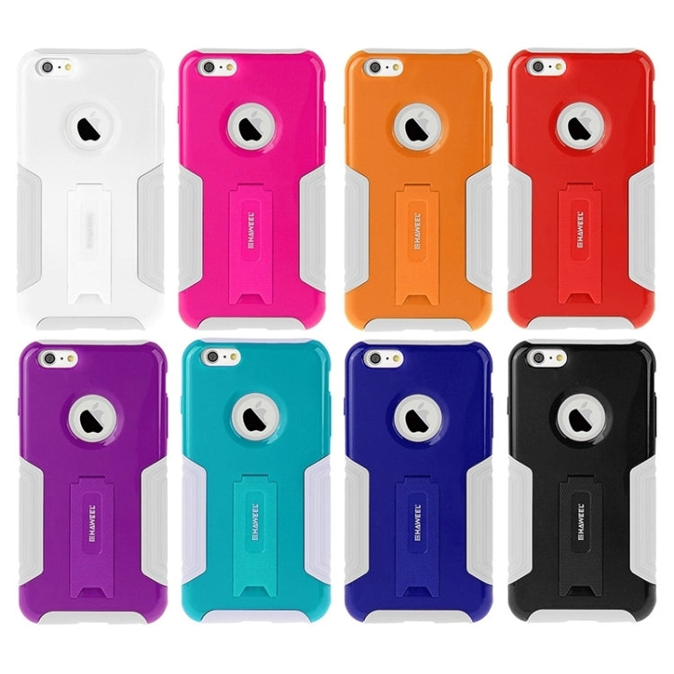 HAWEEL Dual Layer TPU Plastic Combo Case with Kickstand for iPhone 6