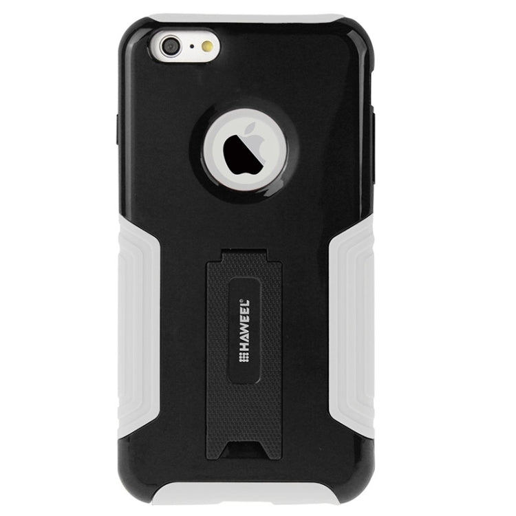 HAWEEL Dual Layer TPU Plastic Combo Case with Kickstand for iPhone 6 Plus