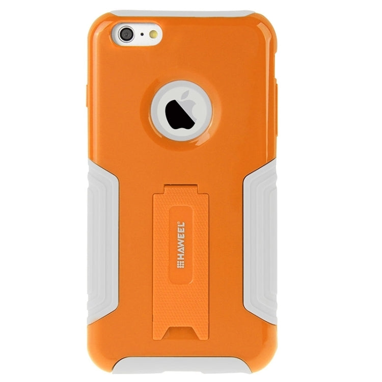 HAWEEL Dual Layer TPU Plastic Combo Case with Kickstand for iPhone 6 Plus