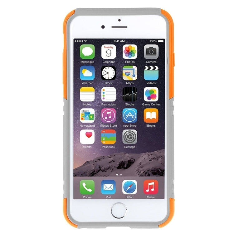 HAWEEL Dual Layer TPU Plastic Combo Case with Kickstand for iPhone 6 Plus