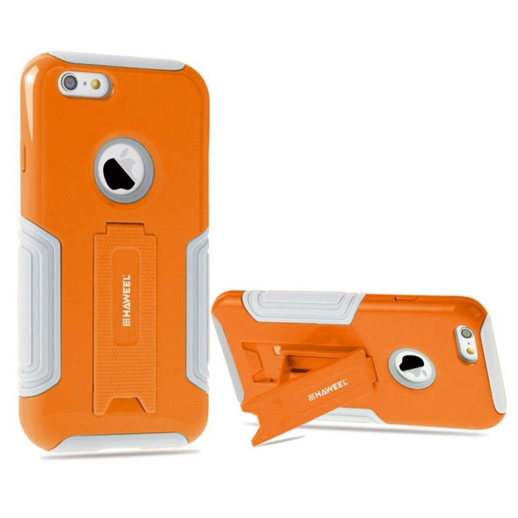 HAWEEL Dual Layer TPU Plastic Combo Case with Kickstand for iPhone 6 Plus