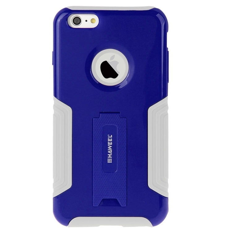 HAWEEL Dual Layer TPU Plastic Combo Case with Kickstand for iPhone 6 Plus