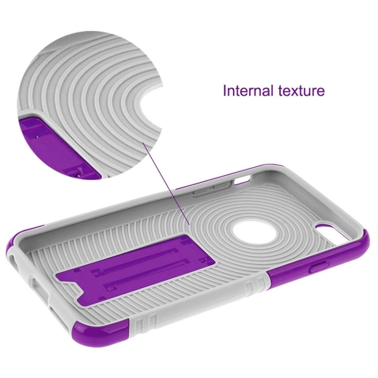 HAWEEL Dual Layer TPU Plastic Combo Case with Kickstand for iPhone 6 Plus