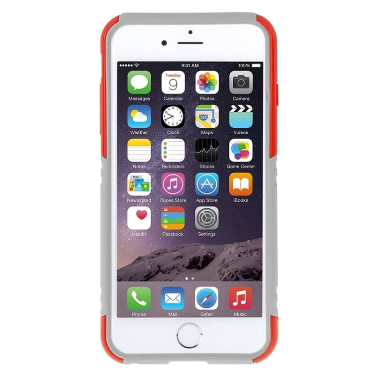 HAWEEL Dual Layer TPU Plastic Combo Case with Kickstand for iPhone 6 Plus