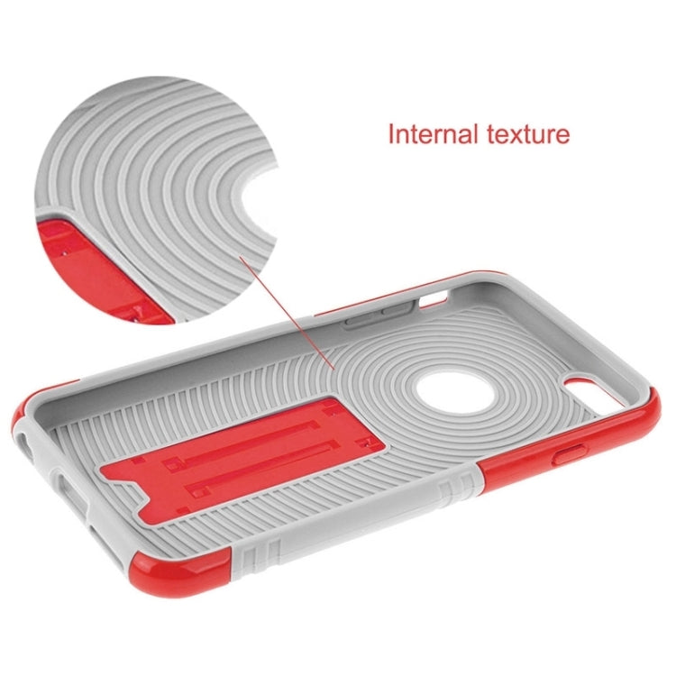 HAWEEL Dual Layer TPU Plastic Combo Case with Kickstand for iPhone 6 Plus
