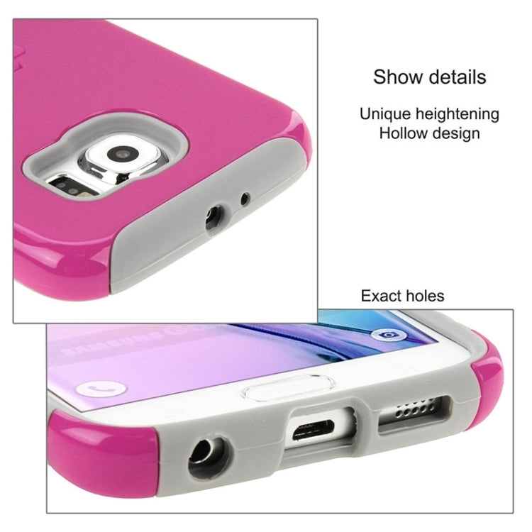 HAWEEL for Galaxy S6 / G920 Dual Layer TPU Plastic Combo Case with Kickstand
