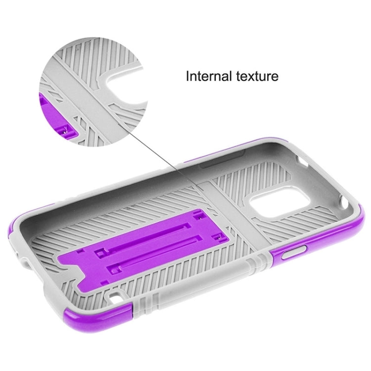 HAWEEL for Galaxy S6 / G920 Dual Layer TPU Plastic Combo Case with Kickstand