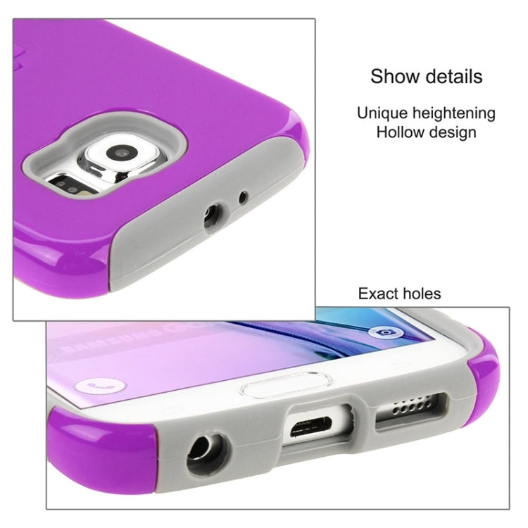 HAWEEL for Galaxy S6 / G920 Dual Layer TPU Plastic Combo Case with Kickstand
