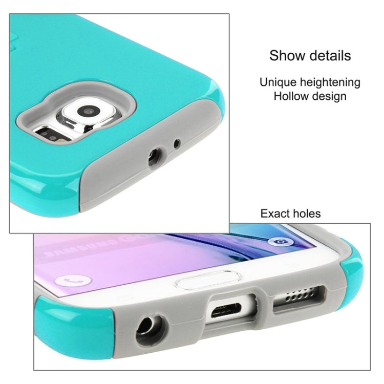 HAWEEL for Galaxy S6 / G920 Dual Layer TPU Plastic Combo Case with Kickstand