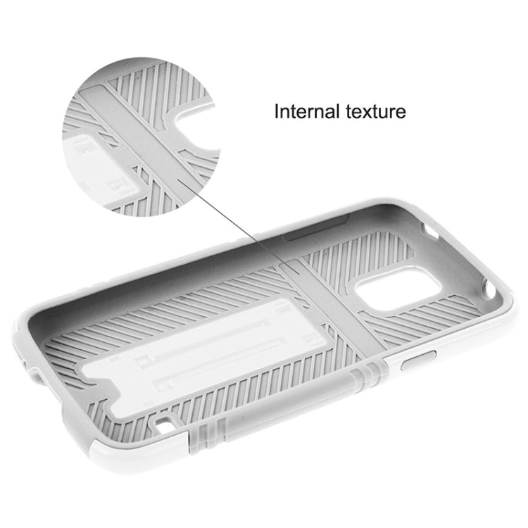 HAWEEL for Galaxy S6 / G920 Dual Layer TPU Plastic Combo Case with Kickstand