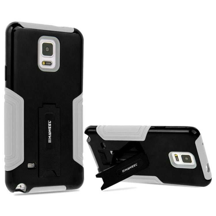HAWEEL for Galaxy Note 4 / N910 Dual Layer TPU Plastic Combo Case with Kickstand