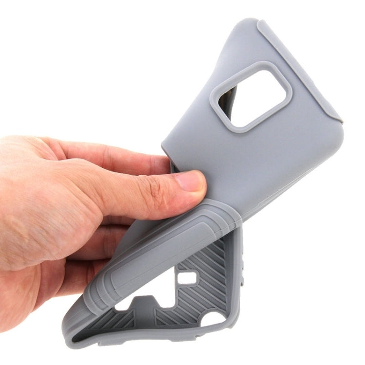 HAWEEL for Galaxy Note 4 / N910 Dual Layer TPU Plastic Combo Case with Kickstand