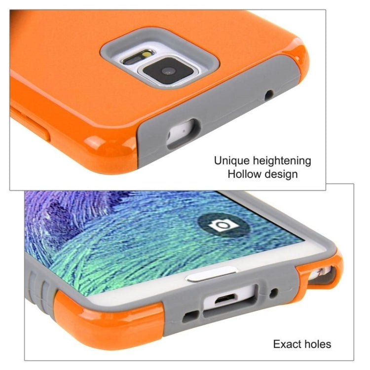 HAWEEL for Galaxy Note 4 / N910 Dual Layer TPU Plastic Combo Case with Kickstand