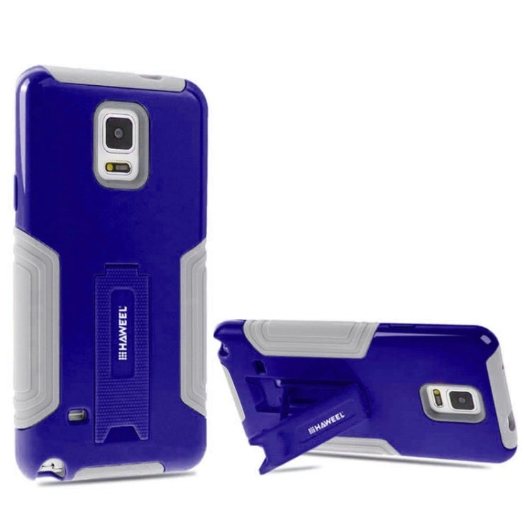 HAWEEL for Galaxy Note 4 / N910 Dual Layer TPU Plastic Combo Case with Kickstand
