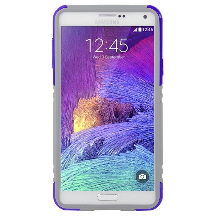 HAWEEL for Galaxy Note 4 / N910 Dual Layer TPU Plastic Combo Case with Kickstand