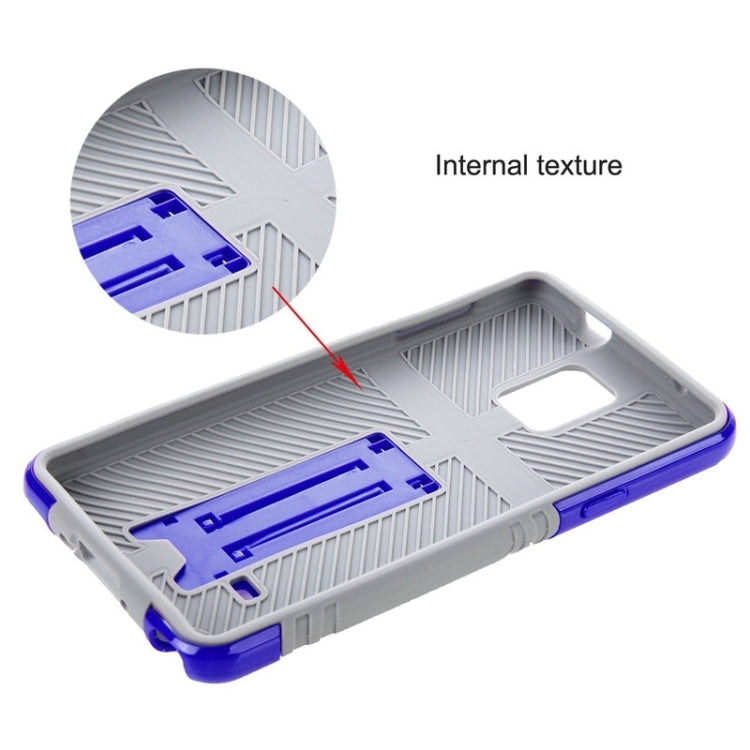 HAWEEL for Galaxy Note 4 / N910 Dual Layer TPU Plastic Combo Case with Kickstand