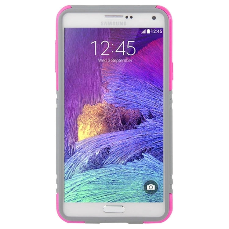 HAWEEL for Galaxy Note 4 / N910 Dual Layer TPU Plastic Combo Case with Kickstand