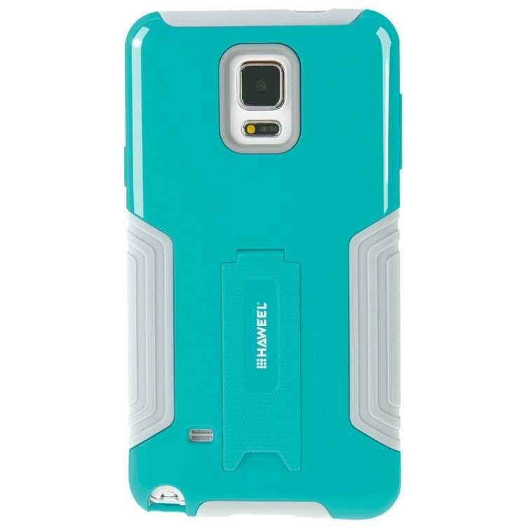 HAWEEL for Galaxy Note 4 / N910 Dual Layer TPU Plastic Combo Case with Kickstand