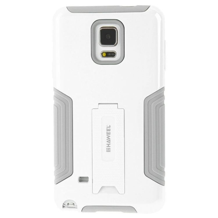 HAWEEL for Galaxy Note 4 / N910 Dual Layer TPU Plastic Combo Case with Kickstand