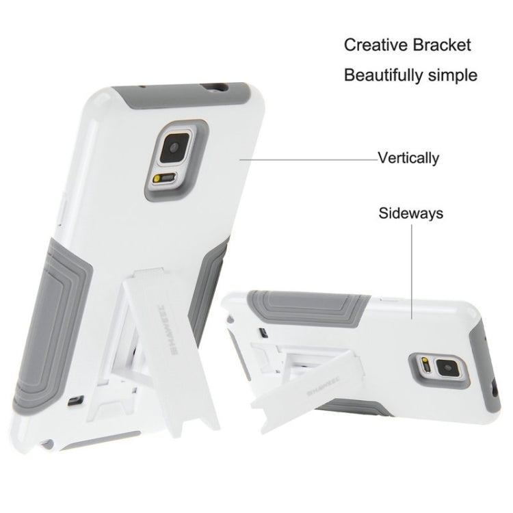 HAWEEL for Galaxy Note 4 / N910 Dual Layer TPU Plastic Combo Case with Kickstand