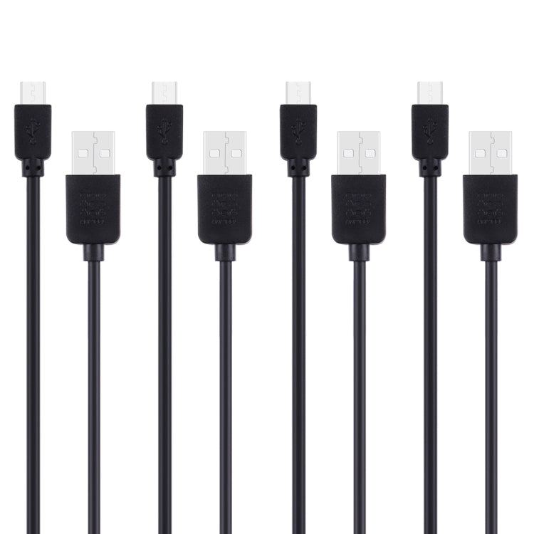 4 PCS HAWEEL 1m High Speed Micro USB to USB Data Sync Charging Cable Kits For Samsung, Huawei, Xiaomi, LG, HTC and other Smartphones