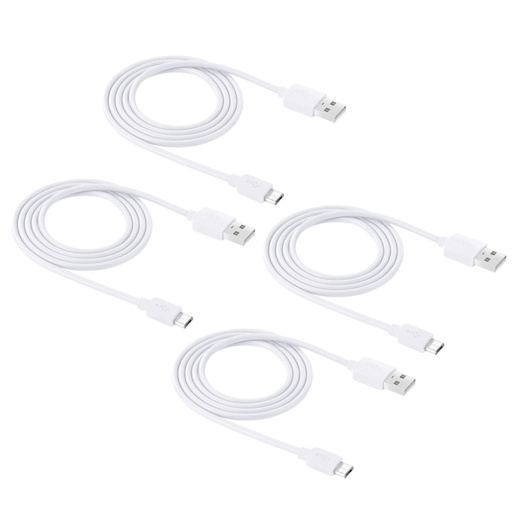 4 PCS HAWEEL 1m High Speed Micro USB to USB Data Sync Charging Cable Kits, For Samsung, Huawei, Xiaomi, LG, HTC and other Smartphones