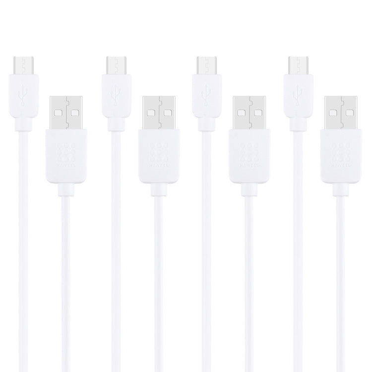 4 PCS HAWEEL 1m High Speed Micro USB to USB Data Sync Charging Cable Kits, For Samsung, Huawei, Xiaomi, LG, HTC and other Smartphones