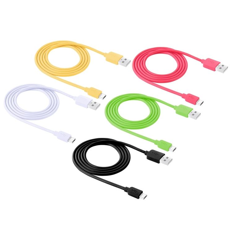 5 PCS Colors HAWEEL 1m High Speed Micro USB to USB Data Sync Charging Cable  Kits, For Samsung, Huawei, Xiaomi, LG, HTC and other Smartphones
