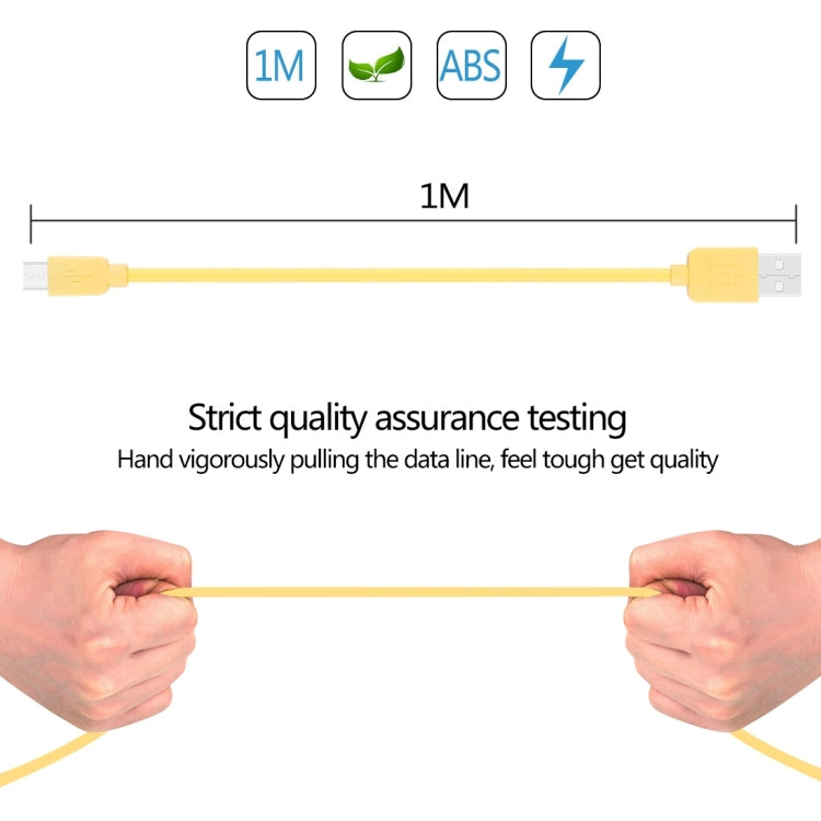 5 PCS Colors HAWEEL 1m High Speed Micro USB to USB Data Sync Charging Cable  Kits, For Samsung, Huawei, Xiaomi, LG, HTC and other Smartphones