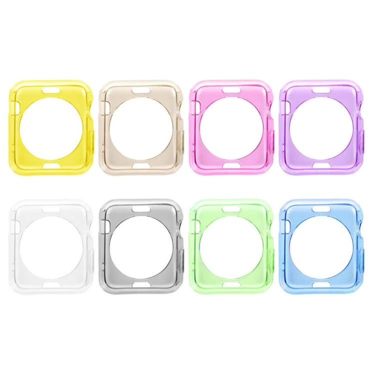 8 Colors PCS HAWEEL for Apple Watch 38mm Slim Transparent Soft TPU Protective Case