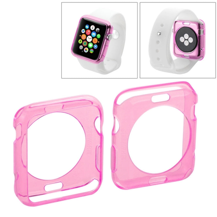 8 Colors PCS HAWEEL for Apple Watch 38mm Slim Transparent Soft TPU Protective Case