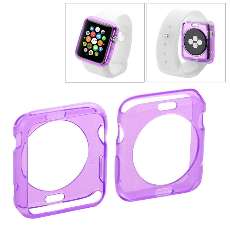 8 Colors PCS HAWEEL for Apple Watch 38mm Slim Transparent Soft TPU Protective Case