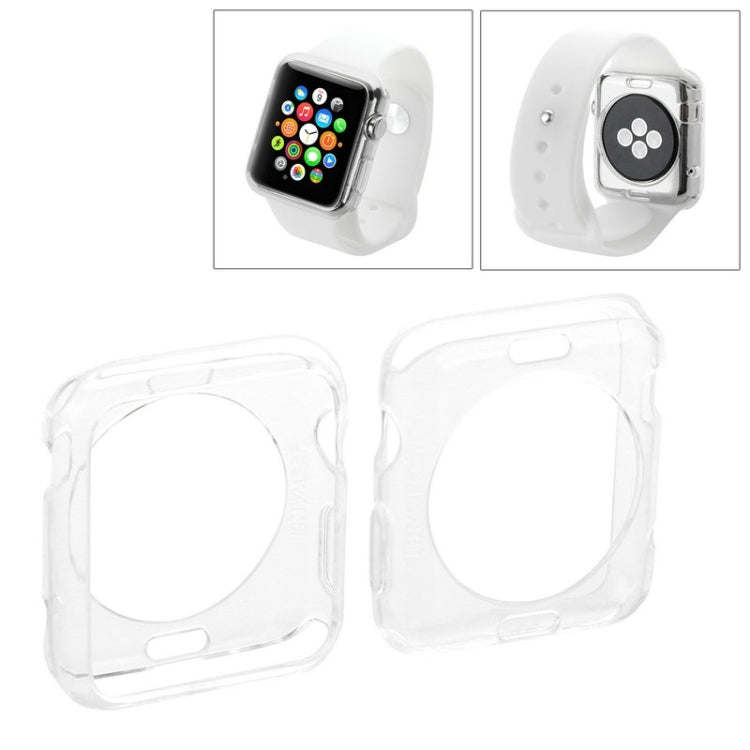 8 Colors PCS HAWEEL for Apple Watch 38mm Slim Transparent Soft TPU Protective Case