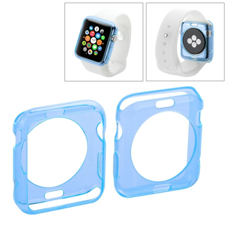 8 PCS Colors HAWEEL for Apple Watch 42mm Slim Transparent Soft TPU Protective Case
