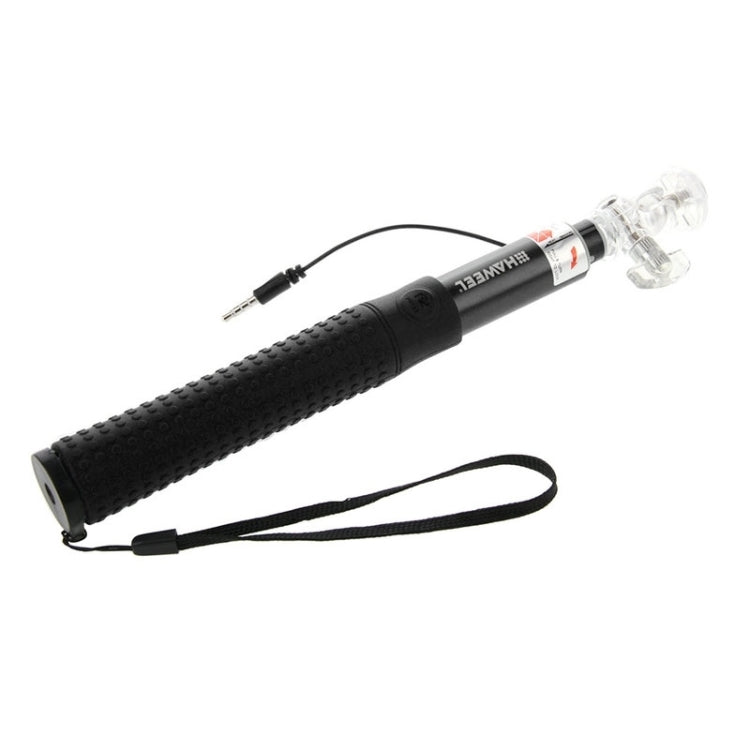 HAWEEL Wire Control Extendable Handheld Selfie Monopod with Tripod Holder & Clamp Mount for iPhone 6 & 6 Plus / Samsung / HTC, Max Length: 81cm