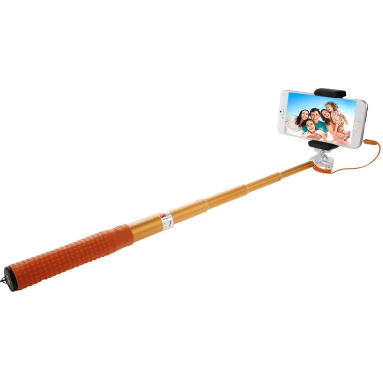 HAWEEL Wire Control Extendable Handheld Selfie Monopod with Tripod Holder & Clamp Mount for iPhone 6 & 6 Plus / Samsung / HTC, Max Length: 81cm
