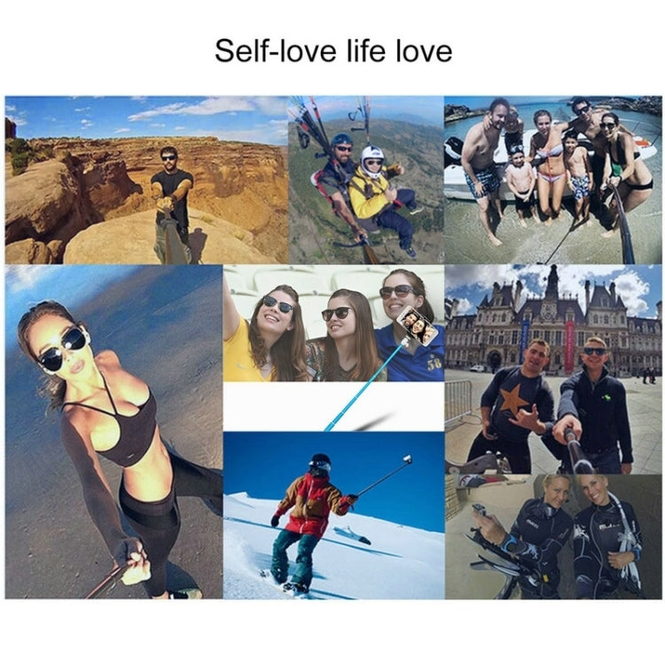 HAWEEL Wire Control Extendable Handheld Selfie Monopod with Tripod Holder & Clamp Mount for iPhone 6 & 6 Plus / Samsung / HTC, Max Length: 81cm