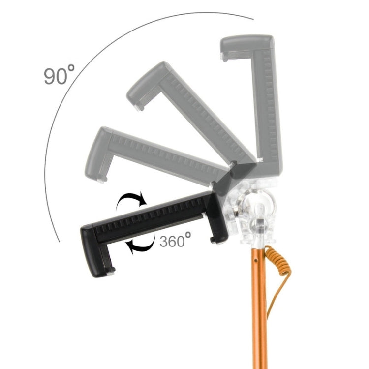 HAWEEL Wire Control Extendable Handheld Selfie Monopod with Tripod Holder & Clamp Mount for iPhone 6 & 6 Plus / Samsung / HTC, Max Length: 81cm